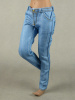 Vogue 1/6 Scale Female Light Blue Slim-Fit Denim Jean Pants