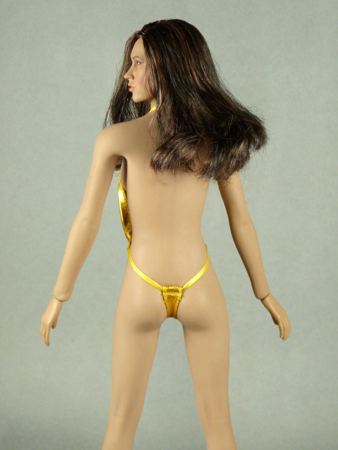 AC Play 1/6 Scale Female Neck Strap Silver Swimsuit