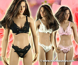 1/6 Scale Hot Plus Female Intimate Lace Bra & Panty Sets Banner