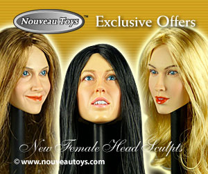 1/6 Nouveau Toys Exclusive Female Head Sculpts Banner