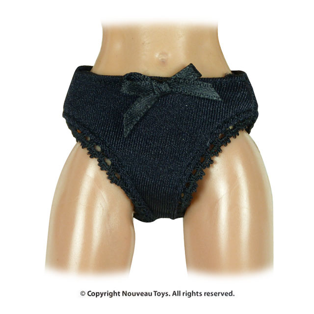 Nouveau Toys Uniform Series - 1/6 Scale Black Lace Panty with Bow