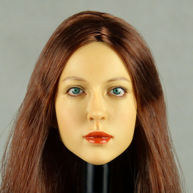 Kumik 1/6 Scale Female Head Sculpt Amanda With Hairpiece - K040 1