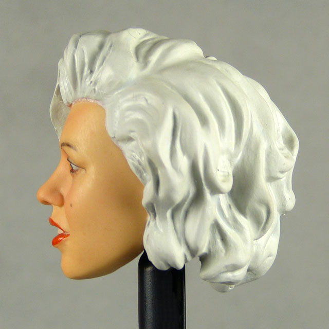 Kumik 1/6 Scale Female Head Sculpt Carole With Hairpiece - K062 3