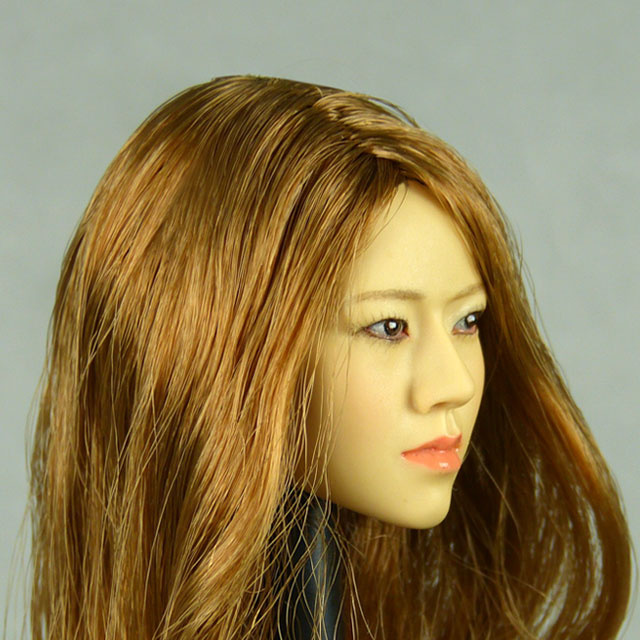 Kumik 1/6 Scale Female Head Sculpt Eun Kyun With Hairpiece - K071