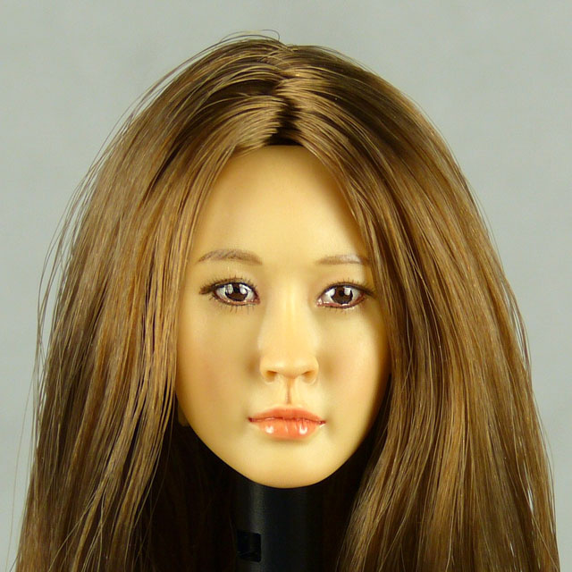 Kumik 1/6 Scale Female Head Sculpt J.H. With Hairpiece - K083 1