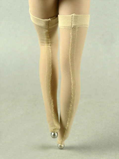 Phicen / TBLeauge 1/6 Scale Female Nude Sheer Knee-High Stocking