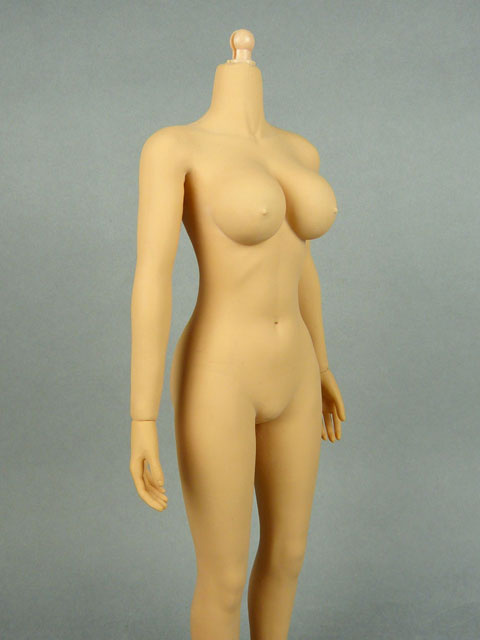 1/6 Phicen Female Seamless Base Body with Plastic Internal Skeleton (Tan Skin Large Bust) 2