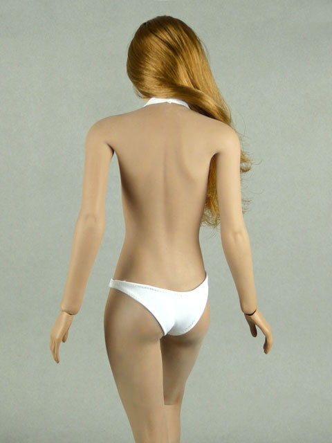 Phicen 1/6 Scale Female Sexy White Neck Strap Bikini