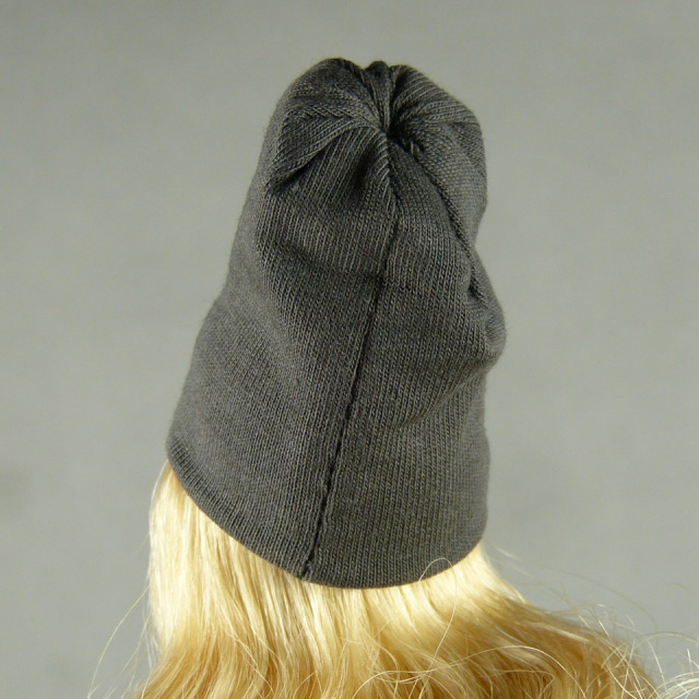 Vogue 1/6 Scale Female Fashion Dark Gray Knit Beanie Hat