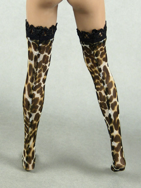 Vogue 1/6 Scale Female Leopard Pattern Fashion Stocking