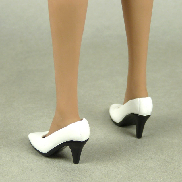VorToys 1/6 Scale Female Sexy White High Heel Shoes