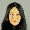 Kumik 1/6 Scale Female Head Sculpt Hei Ryung With Hairpiece - K076