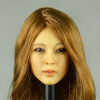 Kumik 1/6 Scale Female Head Sculpt Phoebe With Hairpiece - K098
