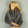 Vogue 1/6 Scale Female Fashion Gray Fur Jacket