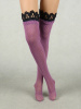 Vogue 1/6 Scale Female Purple Lace Pattern Fashion Stocking
