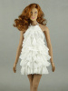 Vogue 1/6 Scale Female Fashion White Layered Lace Party Dress